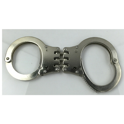 غل و زنجیر دستبند استیل ضد زنگ دستبند پلیس از نقره ای مشکی استفاده می کند