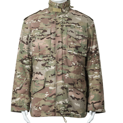 لباس تاکتیکی استوک M65 کاپشن آماده ارسال ژاکت گرم CP CAMO با ژاکت ارتشی لایه داخلی