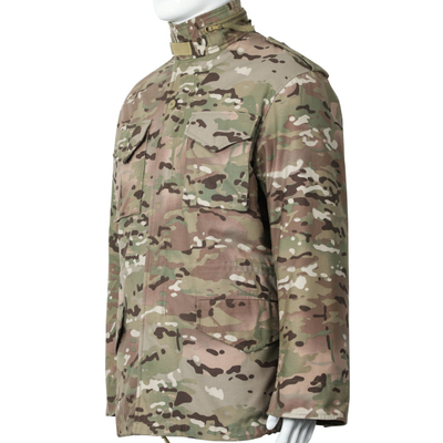 لباس تاکتیکی استوک M65 کاپشن آماده ارسال ژاکت گرم CP CAMO با ژاکت ارتشی لایه داخلی