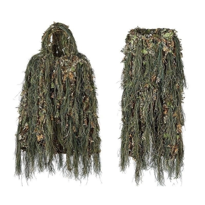 چین شینکسین شکار تاکتیکی در فضای باز آموزش پایدار پوشش ضد آب نفس قابل تنفس لباس 3D برگ گیلی