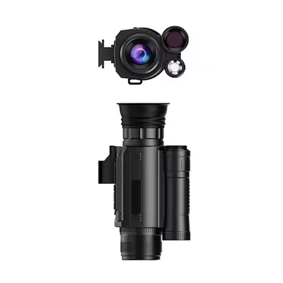 تلسکوپ 4K دایره ای صفحه نمایش مادون قرمز دیجیتال تلسکوپ شبانه تک چشم 100٪ تاریکی 600 متر چشم انداز دید شبانه عینک
