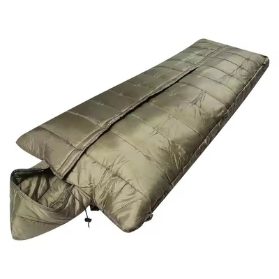 بسته بندی شده در فضای باز کمپینگ پیاده روی سبک وزن ضد آب زمستانی Unisex کوله خواب پوشانده