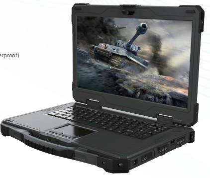 نظامي تقویت Notbook, تقویت لابراتوار, 14 اینچ Single Screen Rugged Portable Laptop