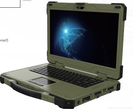 نظامي تقویت Notbook, تقویت لابراتوار, 14 اینچ Single Screen Rugged Portable Laptop