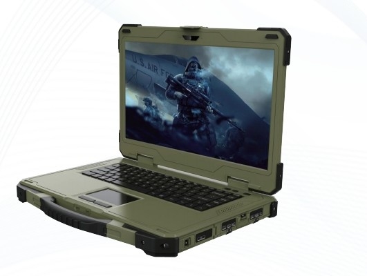 نظامي تقویت Notbook, تقویت لابراتوار, 14 اینچ Single Screen Rugged Portable Laptop