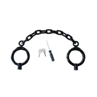 دستبند پلیس فلزی شین شینگ دستبند فولادی با روکش نیکل دو قفل