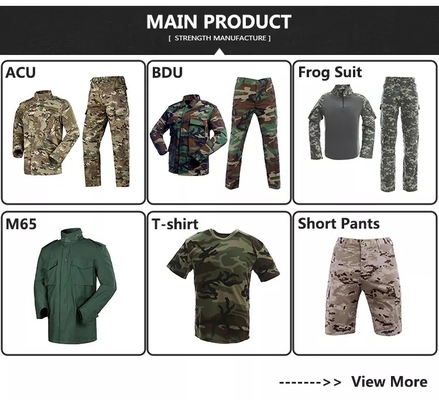 یونیفرم نظامی BDU Battle Dress Uniform Rip-stop پارچه با کیفیت بالا
