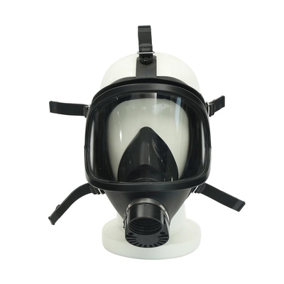 ماسک گاز تمام صورت لاستیک طبیعی ارتش ارتش با فیلتر قوطی MGM01